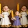Photo of three Angels singing for blog post, Merry Christmas 2023